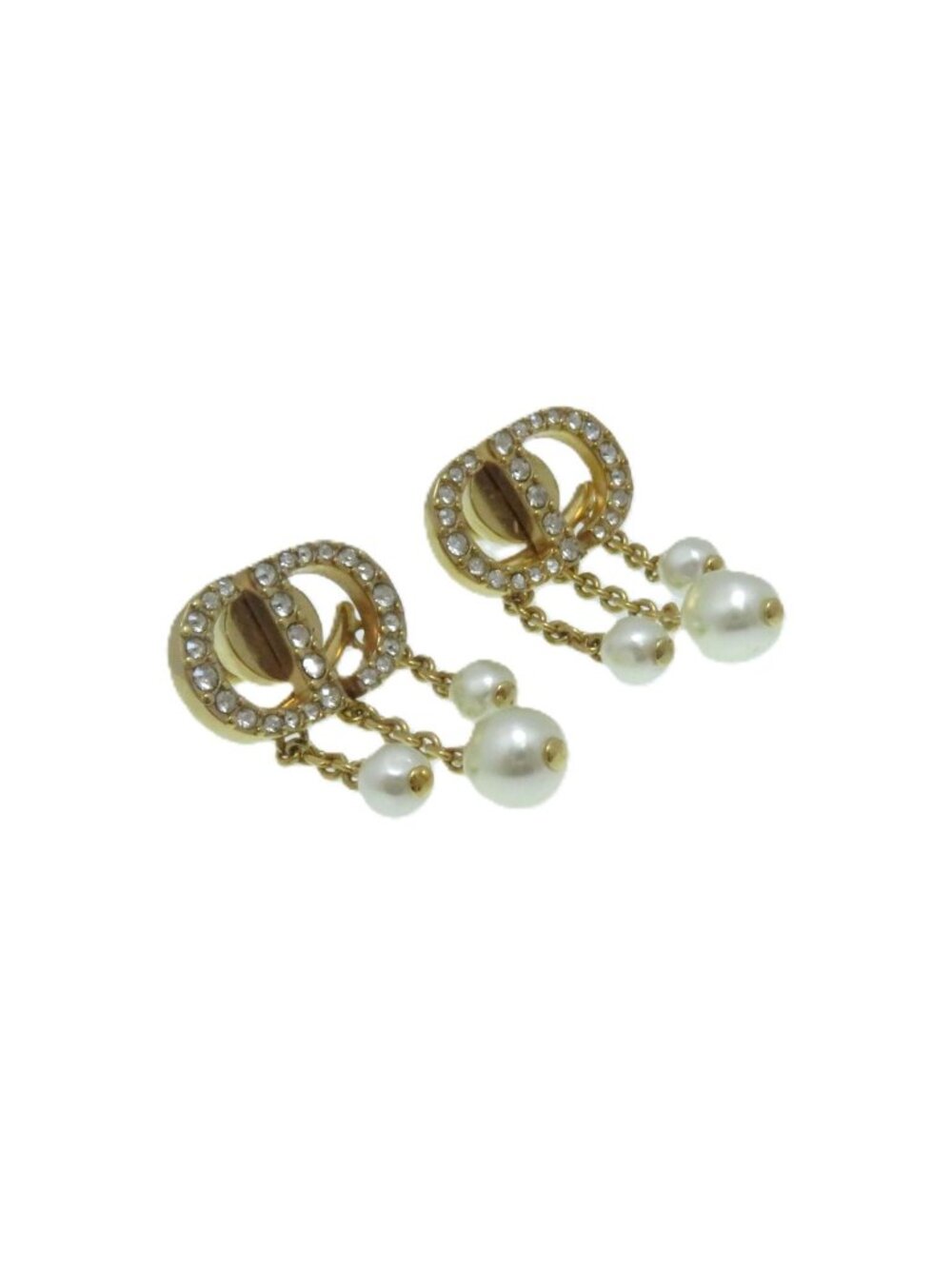 Dior CD Earrings Gold FP Plated